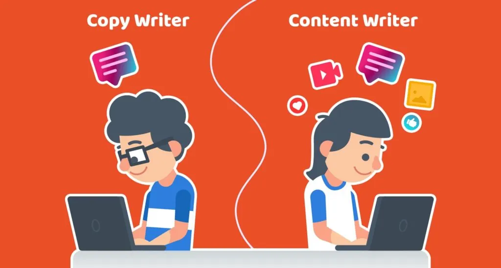 What is the difference between Copy Writing and Content Writing?