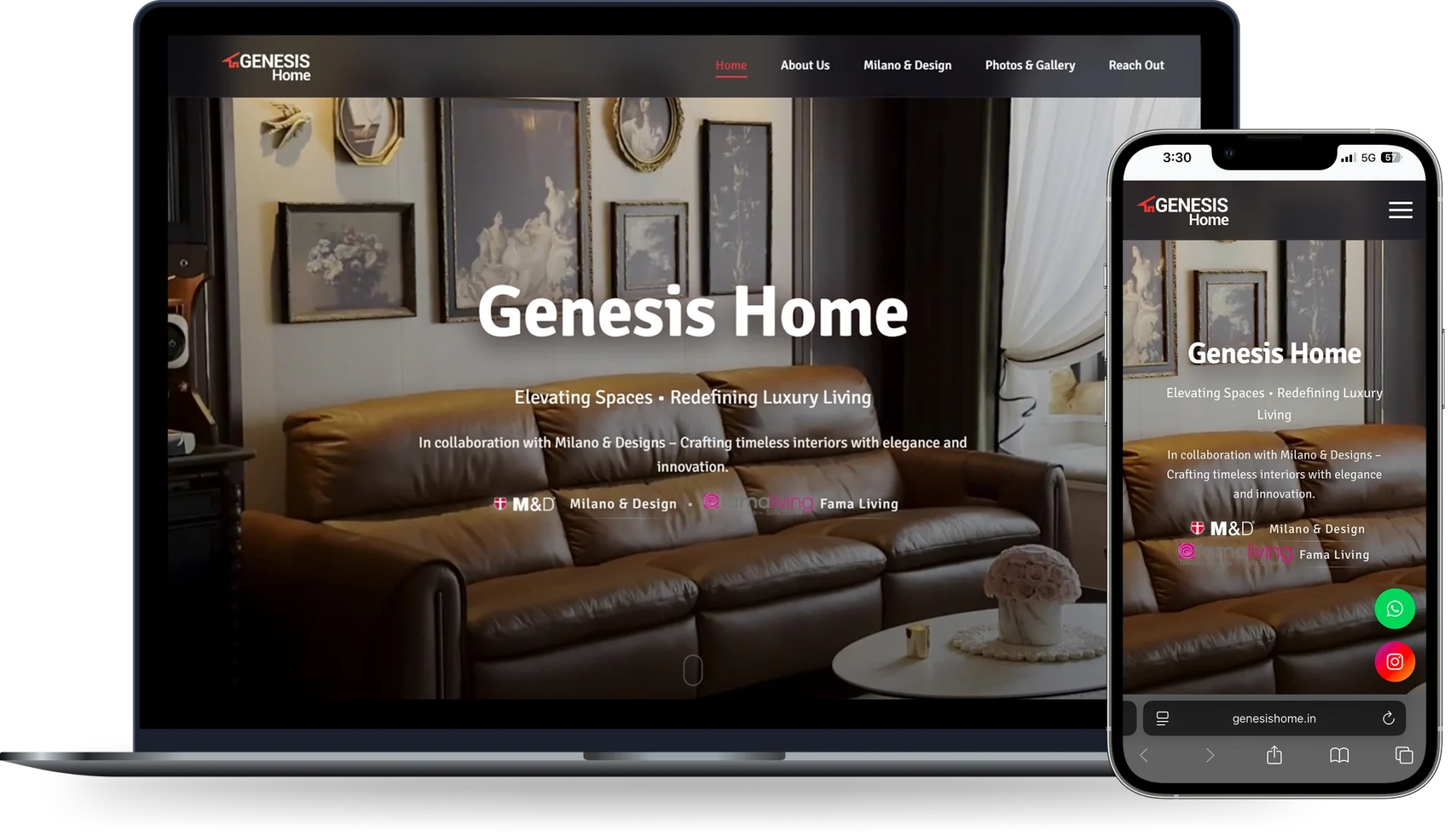 Website Development for Interior Designer in Pune 