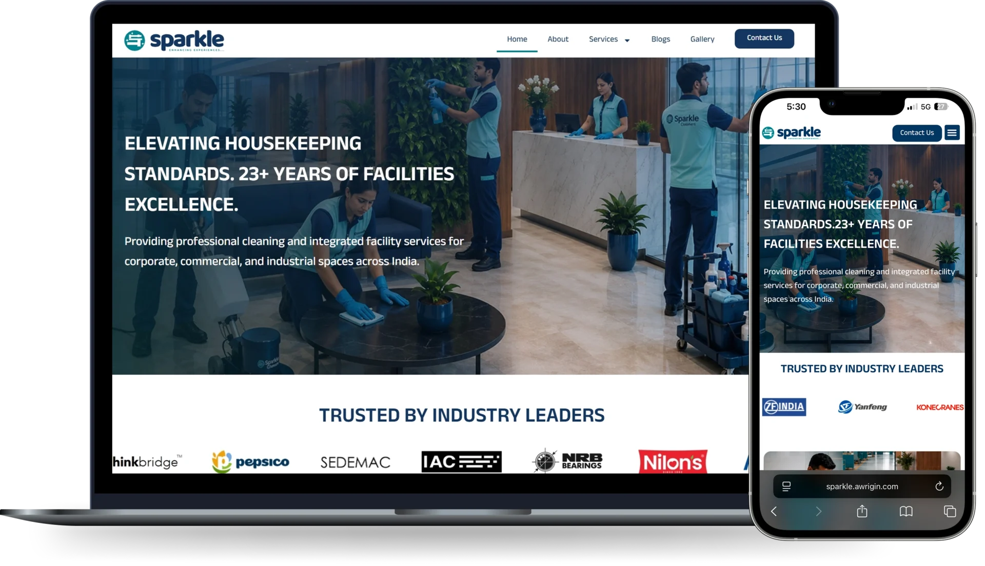 Website Development for Facility Management in Pune